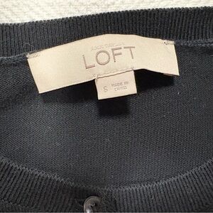 LOFT Black Women's Cardigan Sweater